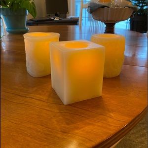 Candle Impression candles with light.